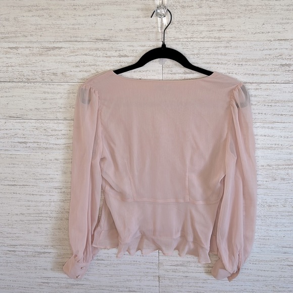 Nine West Long Sleeve V-Neck | SIZE XS - Picture 2 of 7